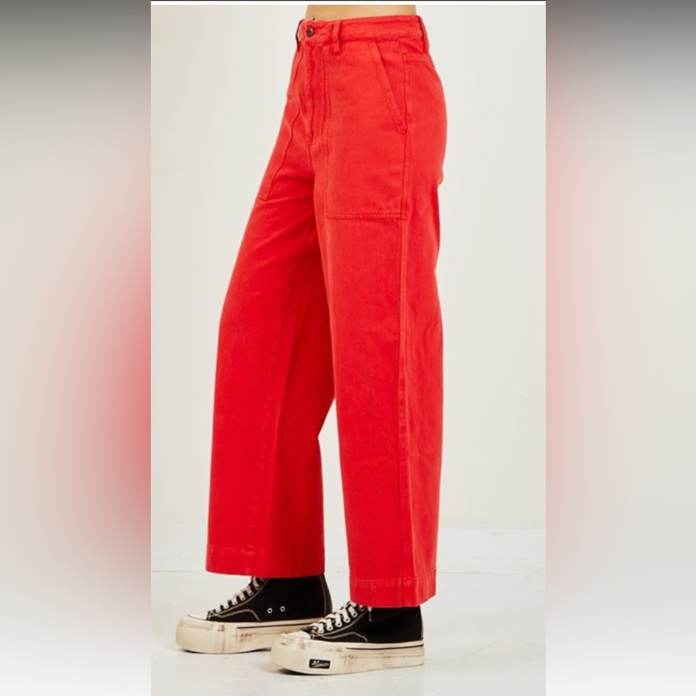 Red barrel leg jeans